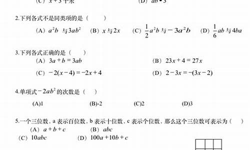 代数式 题_代数式练习题